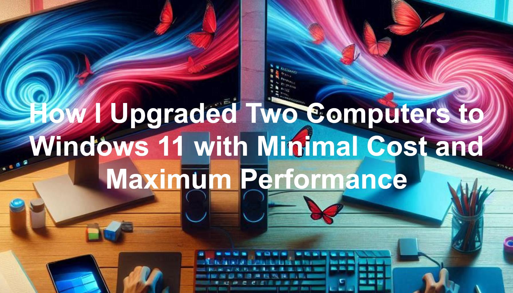 How I Upgraded Two Computers to Windows 11 with Minimal Cost and Maximum Performance